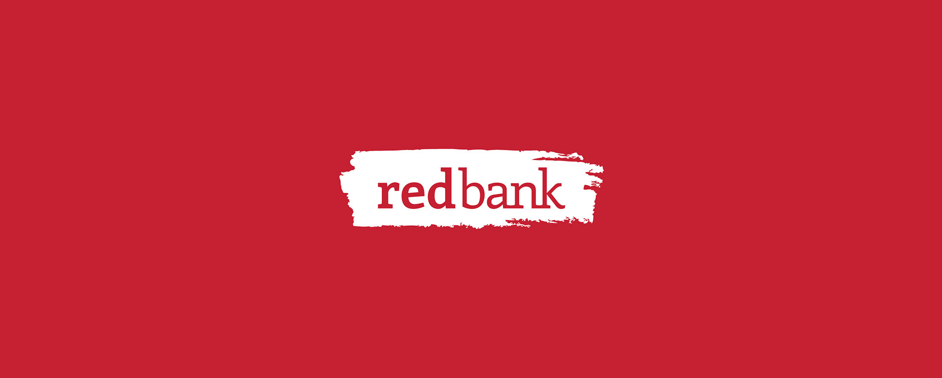 Red Bank logo on red background